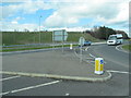 The B2 (Banbridge Road) at its junction with the southbound carriageway of the A1