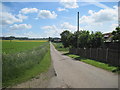 Frieston  Heath  Lane  looking  east