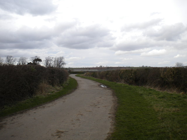 Lane towards Bulcote, Stoke Bardolph Estate