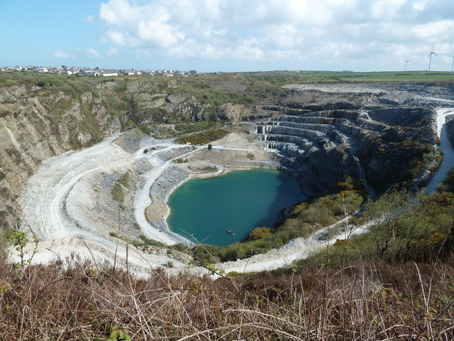 Delabole slate quarry