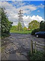 Electricity pylon adjacent to Power Station Road, Stourport-on-Severn