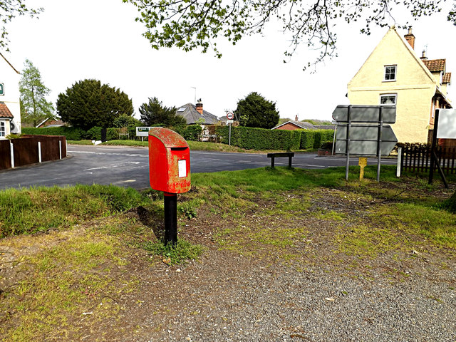 Toft Monks Post Office Postbox