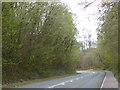 Bend in the road near Priory Mills Farm