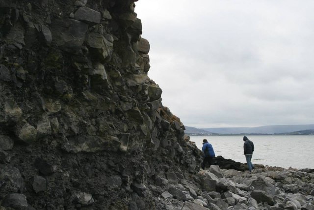 Clayey cliff on Island Eddy