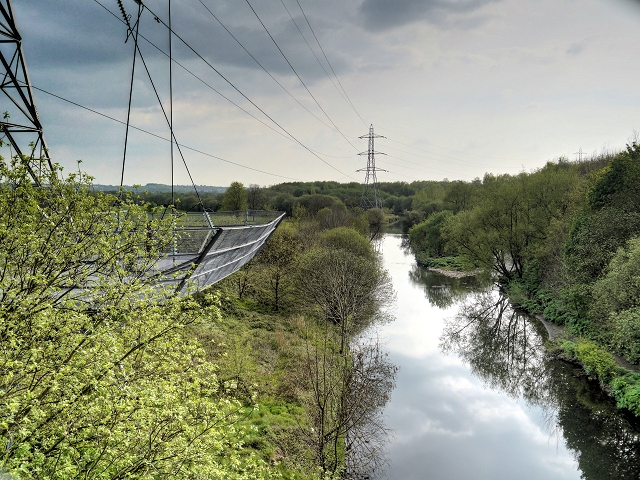 River Irwell, Downstream from Daisyfield Viaduct