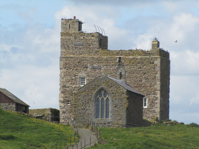 Prior Castels Tower and Chapel of St Cuthbert, Inner Farne