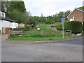 Start of the route to the Fereneze Braes in Barrhead