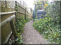 Path to Moat Mount from Hendon Wood Lane