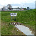 SO8115 : Daniels Brook Pollution Control Barrier, Quedgeley, Gloucester by Jaggery