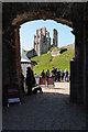 SY9582 : Corfe Castle Keep by Philip Halling