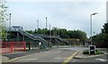 The new Meadow Lane footbridge from the south