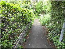 TQ2388 : Path leading to Brent Park, Hendon by David Howard