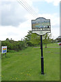 SK7033 : Colston Bassett village entrance sign by Alan Murray-Rust