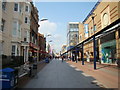 View along the High Street towards Southend Central station