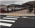 Bicycle parking area at Cynon Valley Hospital, Mountain Ash