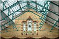 SJ8595 : Victoria Baths Males 1st Class Pool (Roof and Stained Glass Window) by David Dixon