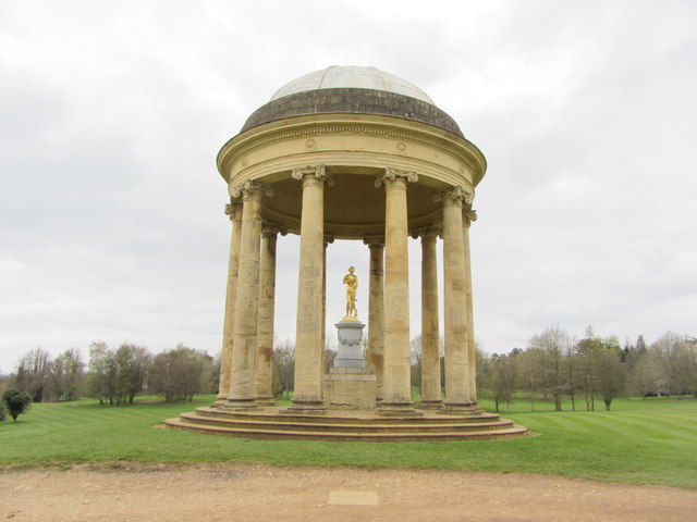 The Rotunda with golf course, Stowe Gardens