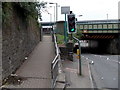 ST0789 : Footpath to Pontypridd railway station by Jaggery