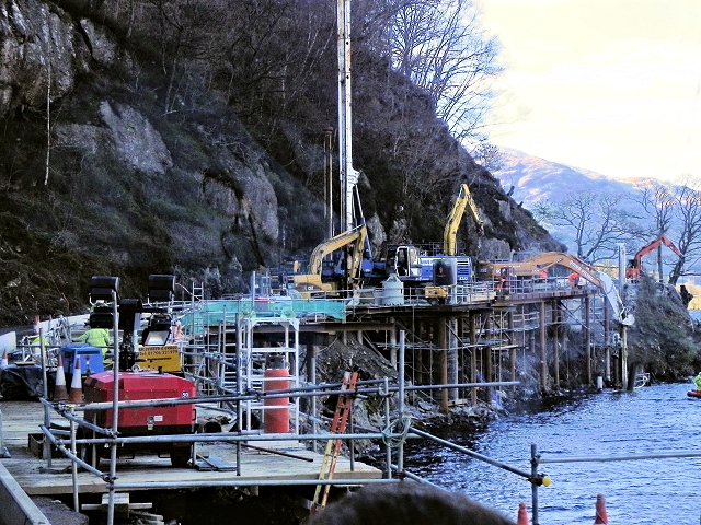 Pulpit Rock Improvement Works, Loch Lomond Shore