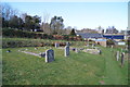 Holne church yard