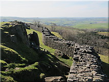 NY6766 : Hadrian's Wall west of Turret 45a (4) by Mike Quinn
