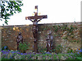 Calvary figures at the Emmaus centre