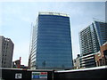 View of a new building on Whitechapel Road from Commercial Road