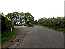 TM4693 : White Lion Road & Public House entrance by Geographer