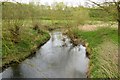 The River Ouzel from the footbridge