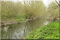 The River Ouzel in Milton Keynes