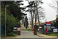 The entrance to Bletchley Park