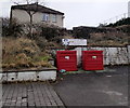 ST0597 : Recycling bank, Perthcelyn by Jaggery