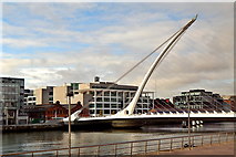 O1734 : Dublin-Samuel Beckett Bridge over River Liffey by Suzanne Mischyshyn