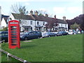 The Two Brewers Inn and a Red Telephone Box