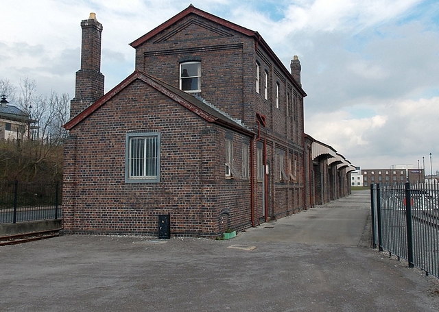 Buildings opposite Waterfront Platform, Barry Tourist Railway