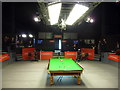 Sheffield: snooker set at the Crucible Theatre