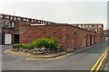 Garages behind New South Promenade