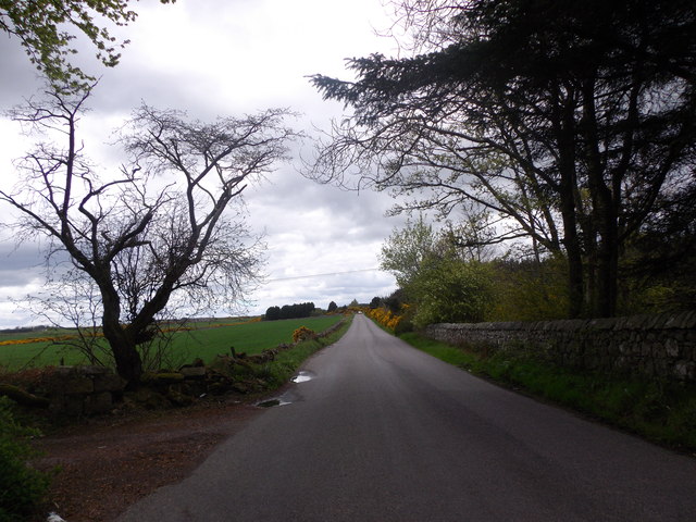 Minor road from A90 (Portlethon) to Lairhillock