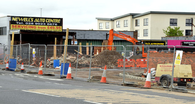 Broadway development site, Belfast (May 2014)