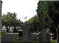 A section of the graveyard of Clough