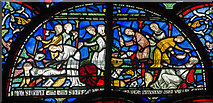 TR1557 : Stained glass window s.VII, Canterbury Cathedral by Julian P Guffogg