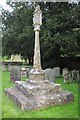 SP0601 : Cross in Ampney Crucis churchyard by Philip Halling