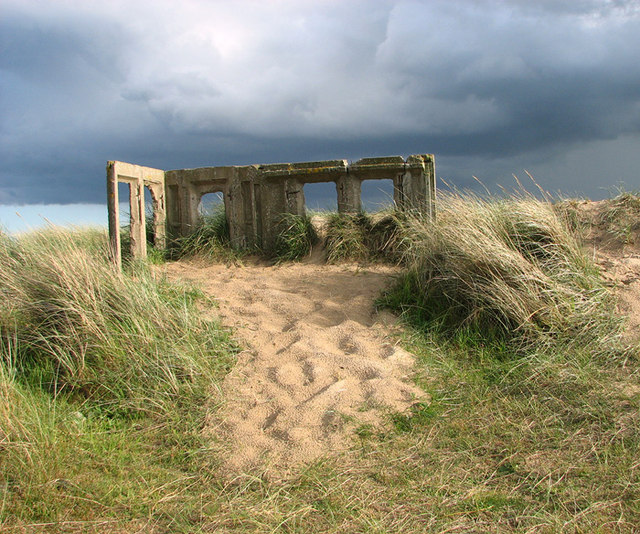Royal Observer Corps post in the Winterton dunes