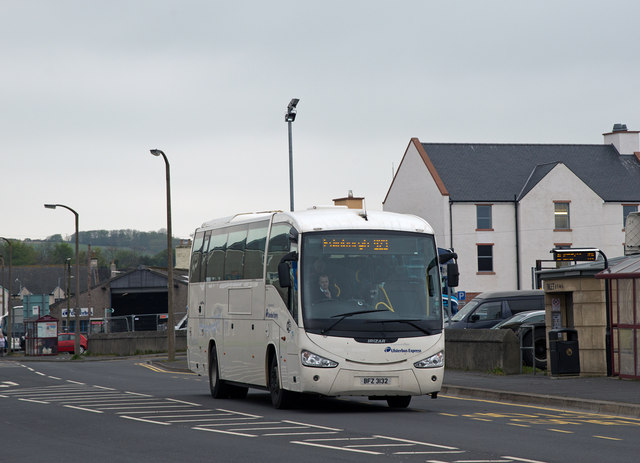 The Stranraer - Edinburgh bus