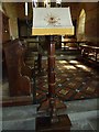 SY4597 : Holy Trinity, Salway Ash: lectern by Basher Eyre