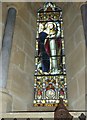 SY4597 : Holy Trinity, Salway Ash: stained glass window by Basher Eyre