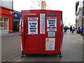 Newspaper box on Tavern Street