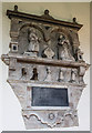 TF1079 : Memorial to Sir Sapcote Harrington, Rand church by J.Hannan-Briggs