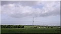 Northerly view to Helsby Marsh from railway