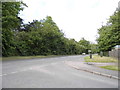 Mansion Lane at the junction of Langley Park Road